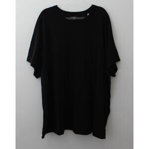 Old Navy Womens Oversized Everywear Tunic T-shirt Black Size 3X NWT